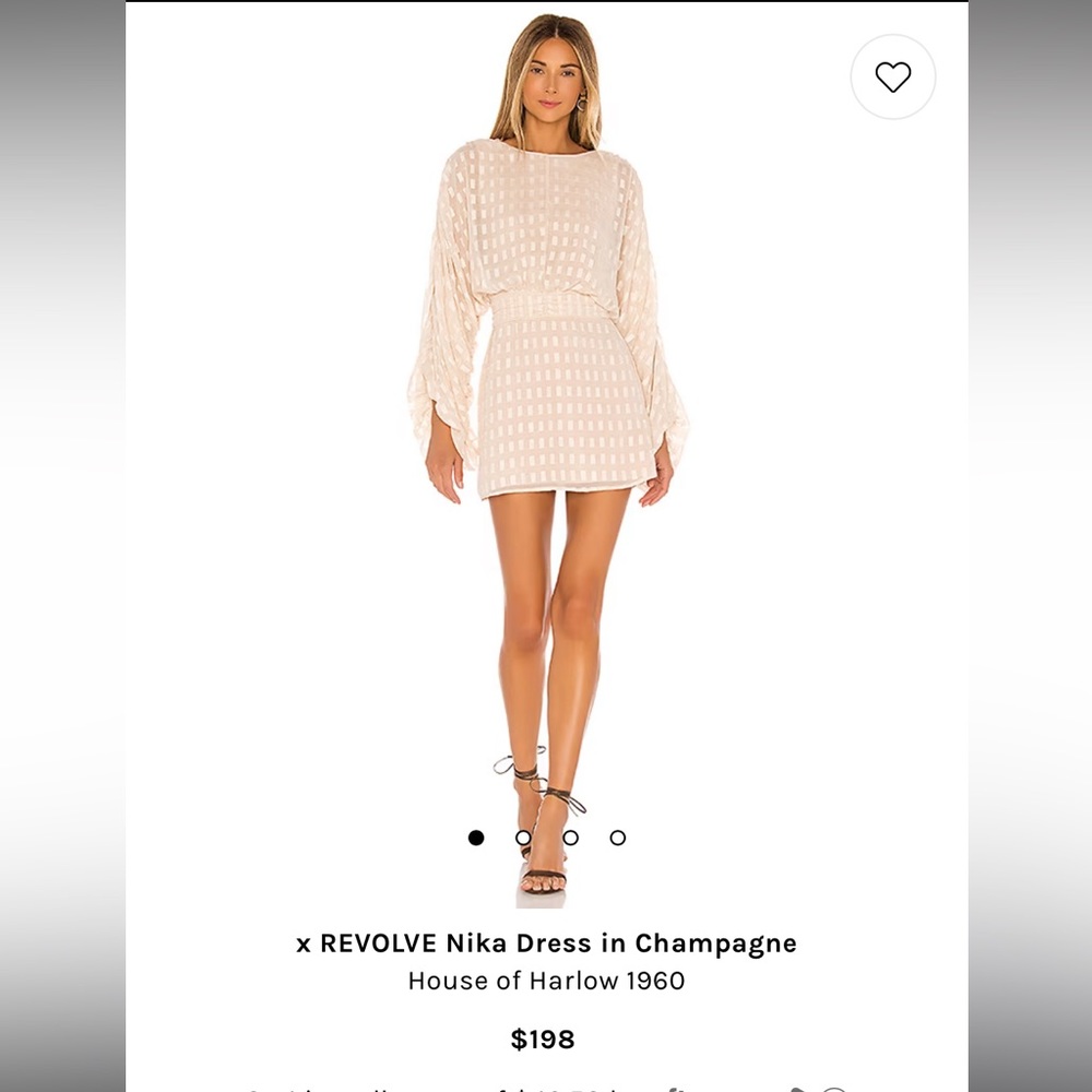 House of Harlow 1960 Champagne Dress